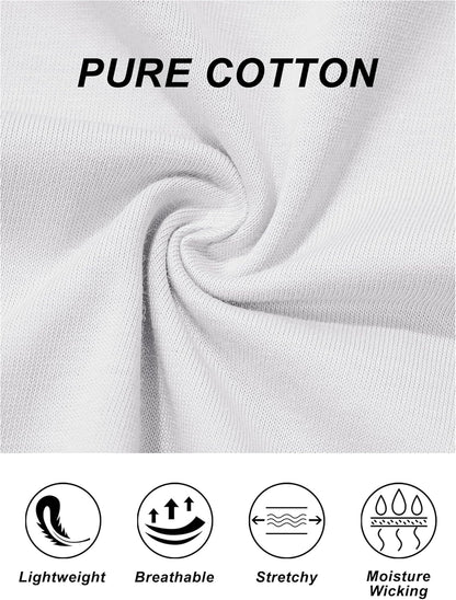 Women's Cotton T-Shirts Short-Sleeve Shirts Crew-Neck Tops