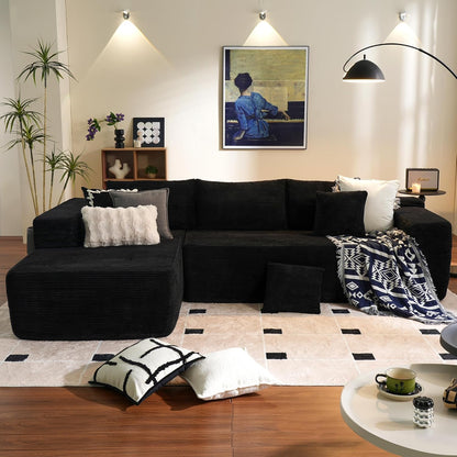 104" Cloud Sectional Couch with L-Shape Chaise