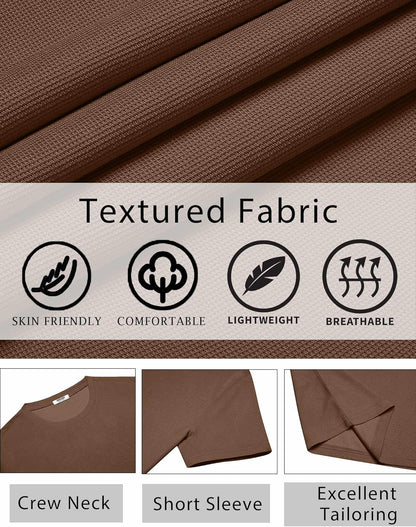 T Shirt Short Sleeve Crew Neck T-Shirt Casual Summer Basic Tee Shirts