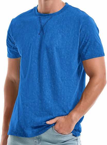 Men's T-Shirts Premium Cotton Crew Neck Tees