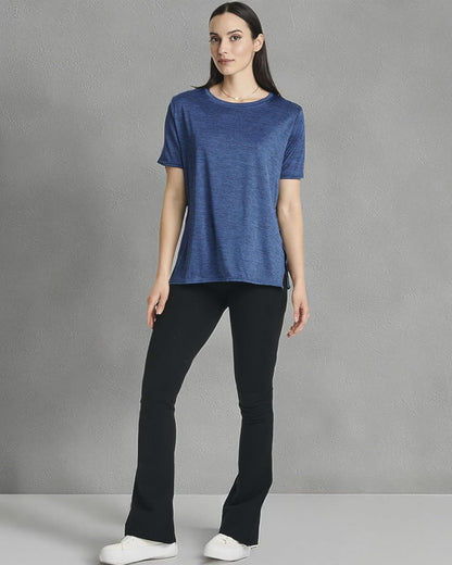 Real Essentials 5 Pack: Women's Short Sleeve Active Workout T-Shirts
