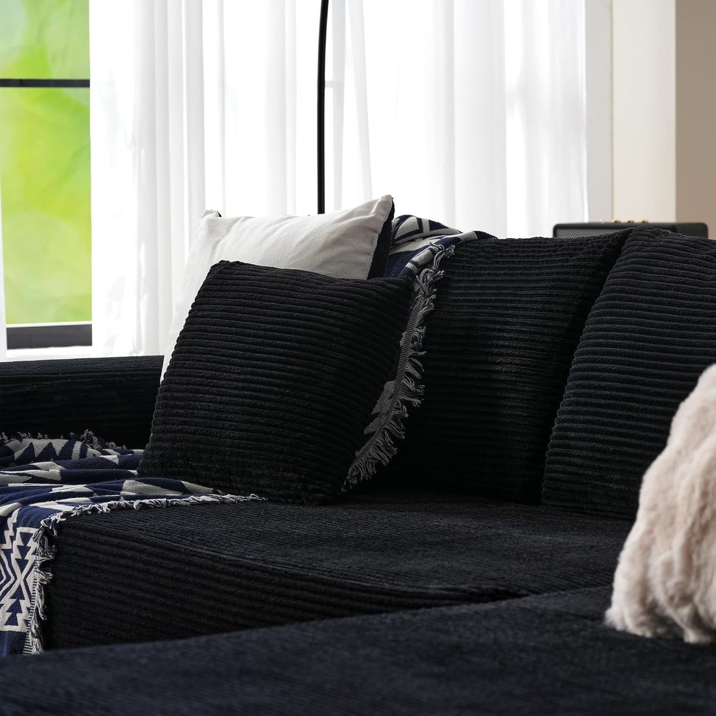 104" Cloud Sectional Couch with L-Shape Chaise