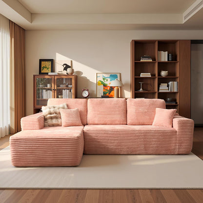 104" Cloud Sectional Couch with L-Shape Chaise