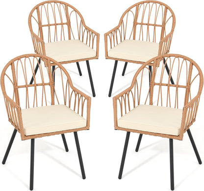 YITAHOME 5 Pieces Outdoor Patio Dining Table Chair Set