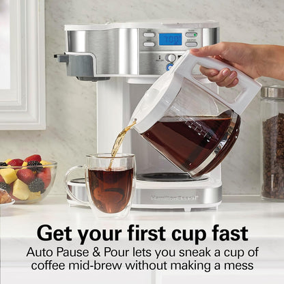 Hamilton Beach 2-Way 12 Cup Programmable Drip Coffee Maker