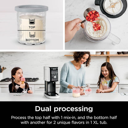 Ninja NC301 CREAMi Ice Cream Maker, for Gelato, Mix-ins, Milkshakes, Sorbet, Smoothie Bowls & More