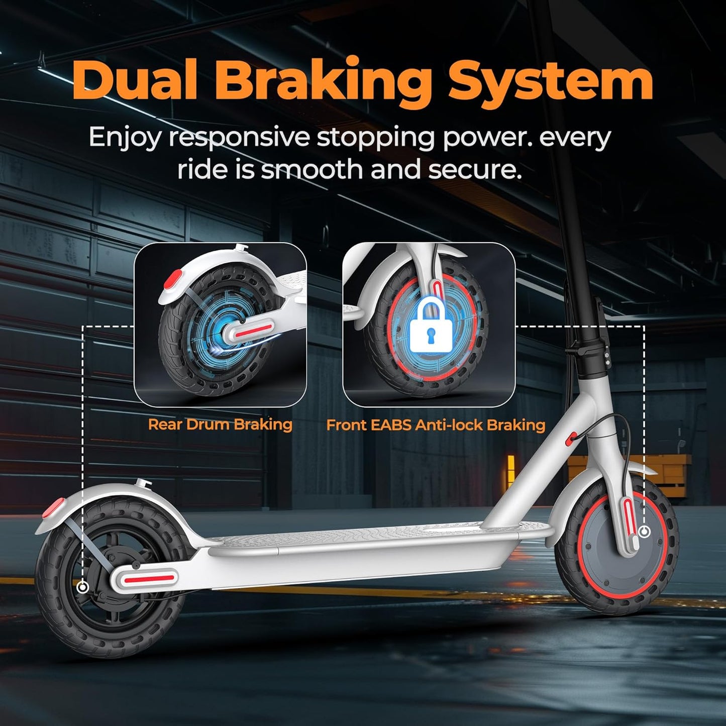 Electric Scooter for Adults 8.5/10/14" Tires, 19/22Mph, 350W/500W Motor