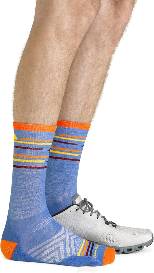 Darntough Men's Socks Micro Crew Ultra Lightweight with Cushion