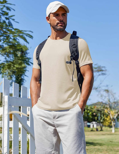 T Shirt Short Sleeve Crew Neck T-Shirt Casual Summer Basic Tee Shirts