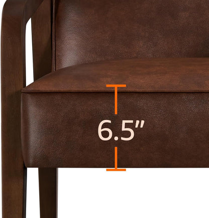 Yaheetech Accent Chair Armchair with Strong Wood Frame