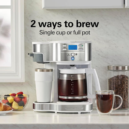 Hamilton Beach 2-Way 12 Cup Programmable Drip Coffee Maker