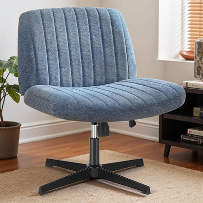 DUMOS Criss Cross Chair Legged Office Wide Comfy Desk Seat