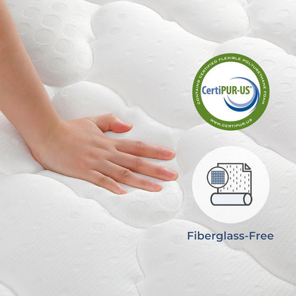 10 Inch Hybrid Mattress in a Box with Memory Foam