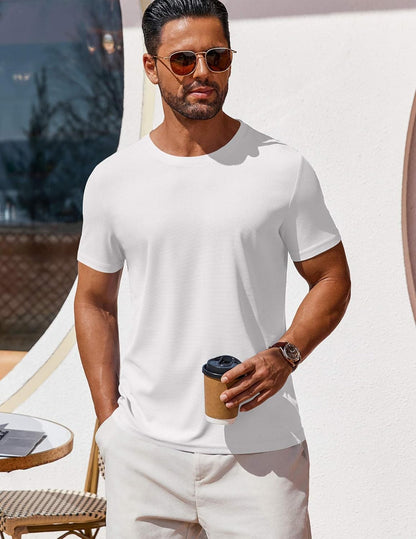 T Shirt Short Sleeve Crew Neck T-Shirt Casual Summer Basic Tee Shirts