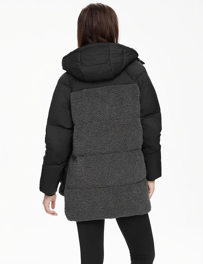 Women’s Thickened Hooded Down Coat Winter Puffer Jacket