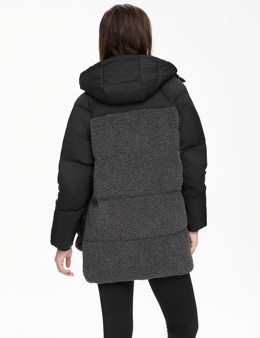 Women’s Thickened Hooded Down Coat Winter Puffer Jacket