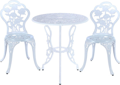 Mandolin Patio Table and Chairs 5 Piece Outdoor Dining Set