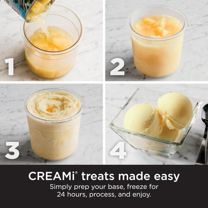 Ninja NC301 CREAMi Ice Cream Maker, for Gelato, Mix-ins, Milkshakes, Sorbet, Smoothie Bowls & More