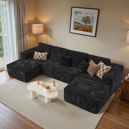104" Cloud Sectional Couch with L-Shape Chaise