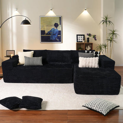 104" Cloud Sectional Couch with L-Shape Chaise