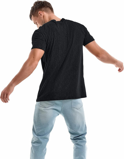 Men's T-Shirts Premium Cotton Crew Neck Tees