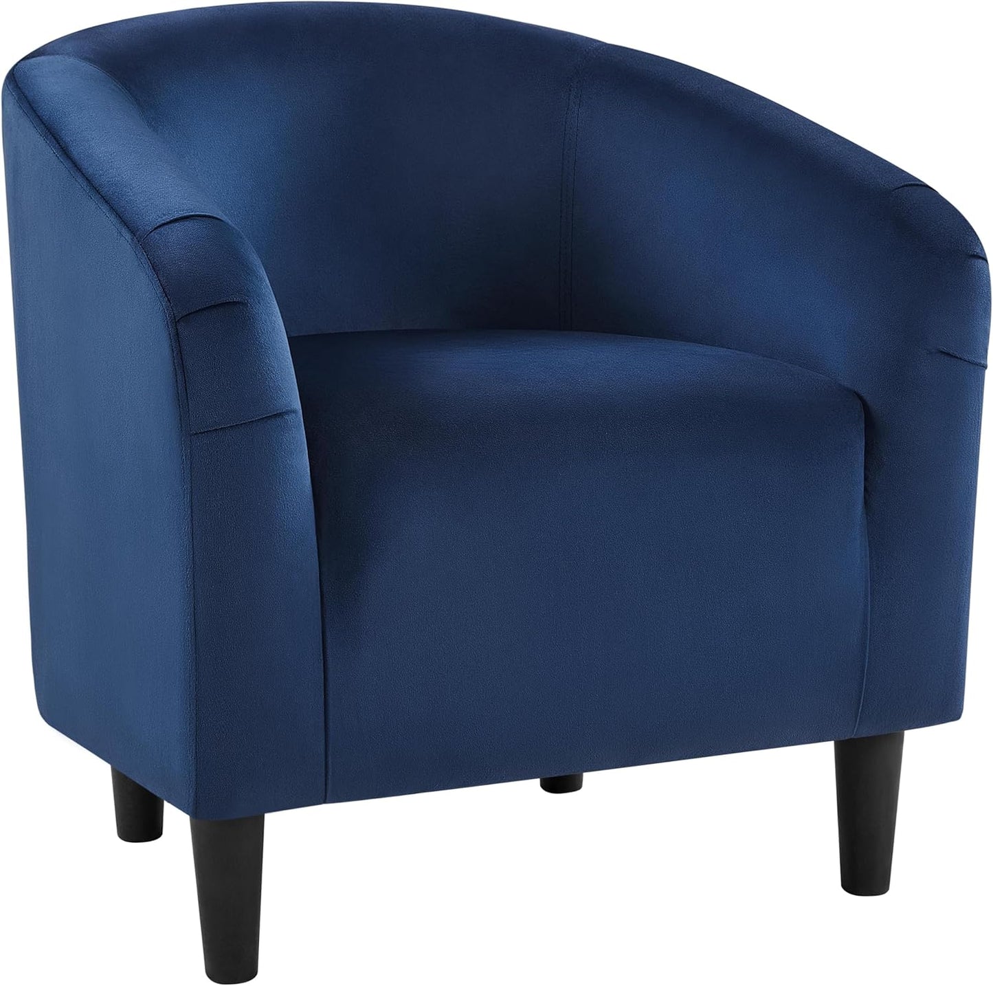 Yaheetech Accent Barrel Chair Boucle Fabric Club Chair