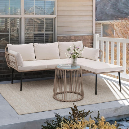 YITAHOME 5 Pieces Outdoor Patio Dining Table Chair Set