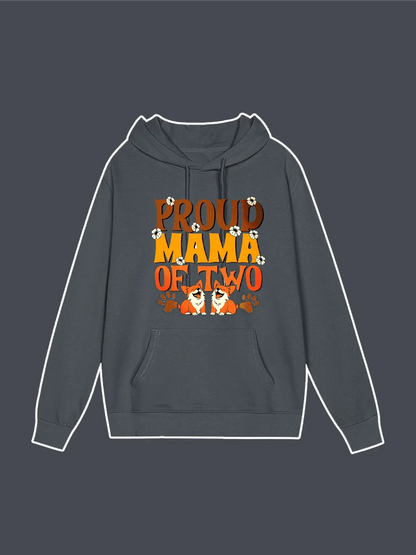Proud MAMA of Two Dogs Hoodie