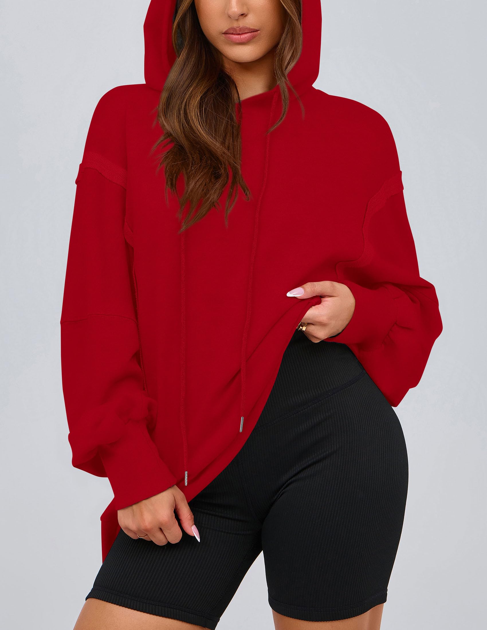 Womens Oversized Hoodie 2025 Spring Sweatshirt Long Sleeve