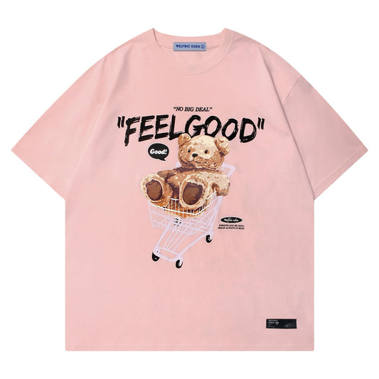 Oversized Graphic Tees Men Streetwear Casual Summer Tops Unisex T-Shirt