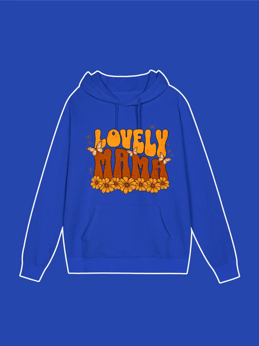 Lovely MAMA Floral Hoodie
