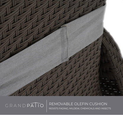 Outdoor Recliner Chair Patio 150° Lay Flat Recliner