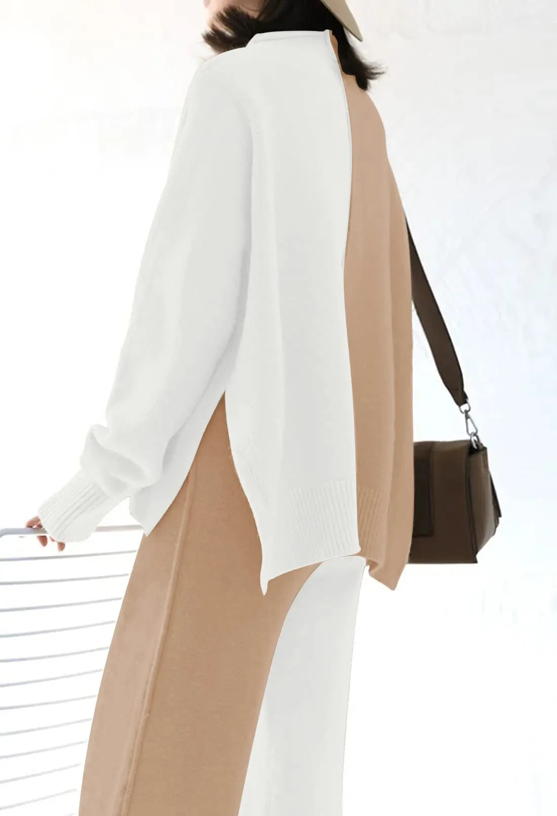 Womens 2 Piece Outfit Set Long Sleeve