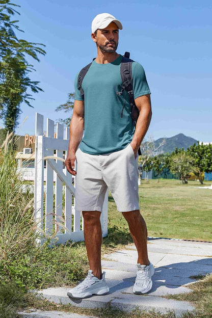 T Shirt Short Sleeve Crew Neck T-Shirt Casual Summer Basic Tee Shirts