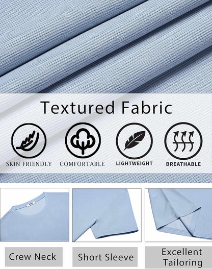 T Shirt Short Sleeve Crew Neck T-Shirt Casual Summer Basic Tee Shirts