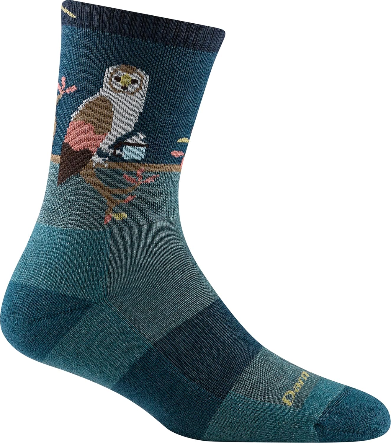 Darntough Women's Critter Club Micro Crew Lightweight with Cushion Sock