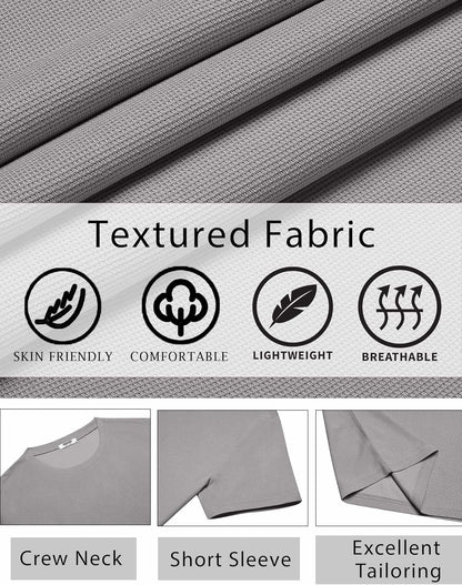 T Shirt Short Sleeve Crew Neck T-Shirt Casual Summer Basic Tee Shirts