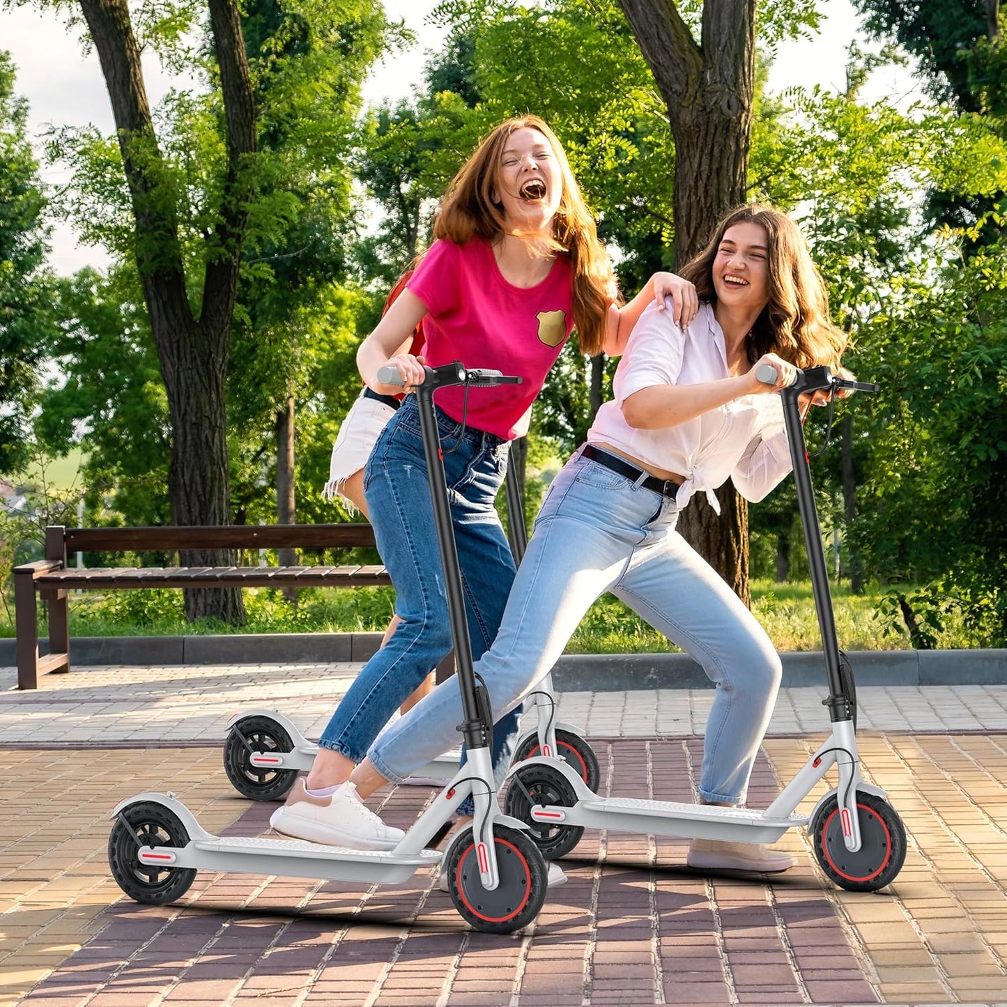 Electric Scooter for Adults 8.5/10/14" Tires, 19/22Mph, 350W/500W Motor