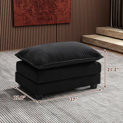 146" U-Shaped Modern Sofa Modular Sectional Cloud Couch
