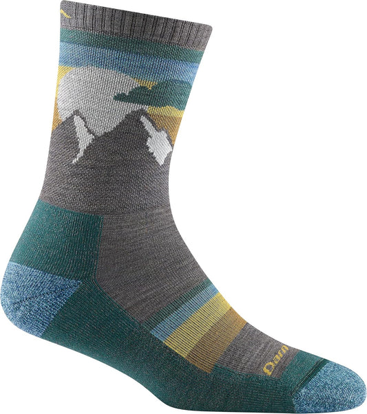 Darntough Women's Hike Trek Sunset Ledge Micro Crew Lightweight with Cushion Sock