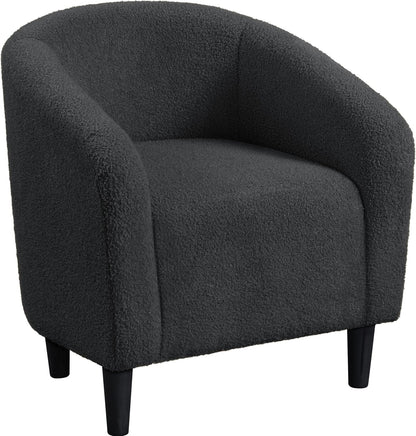 Yaheetech Accent Barrel Chair Boucle Fabric Club Chair