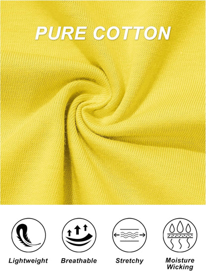 Women's Cotton T-Shirts Short-Sleeve Shirts Crew-Neck Tops
