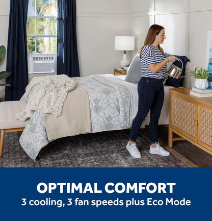 12,000 BTU Window AC Wi-Fi Enabled Cools up to 550 Sq.Ft Remote & App Control Easy Install