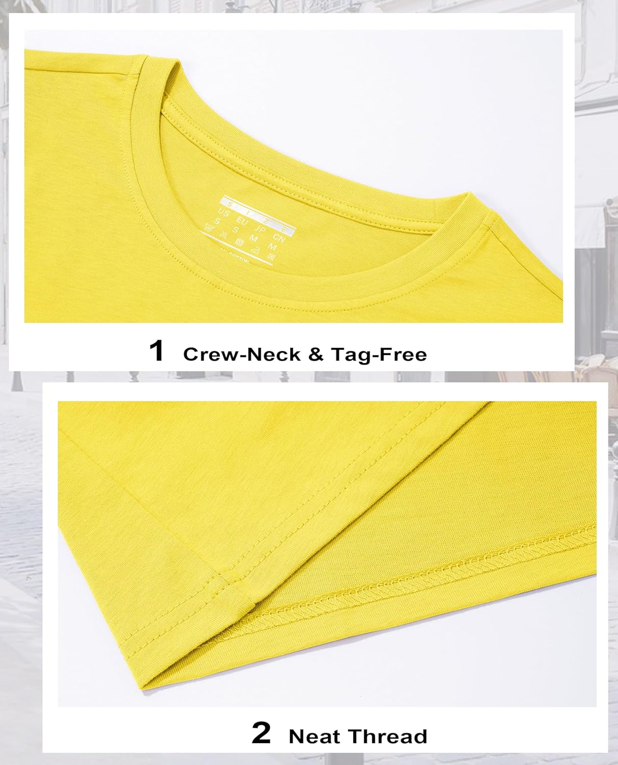 Women's Cotton T-Shirts Short-Sleeve Shirts Crew-Neck Tops
