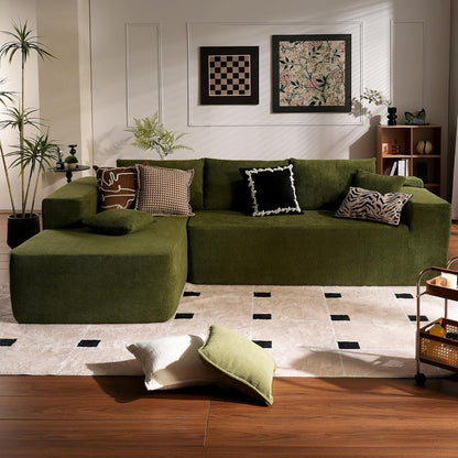 104" Cloud Sectional Couch with L-Shape Chaise