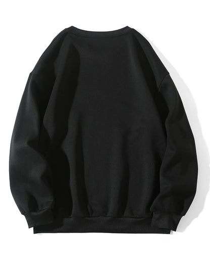 Women's Letter Graphic Print Long Sleeve Sweatshirt Pullover Tops