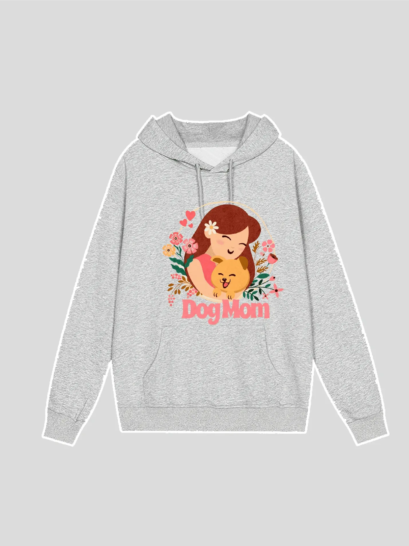 Dog and Mom Graphic Hoodie