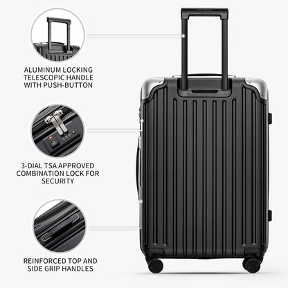 Luggage Airline Approved 20 Inch Expandable Hard Sided Luggages