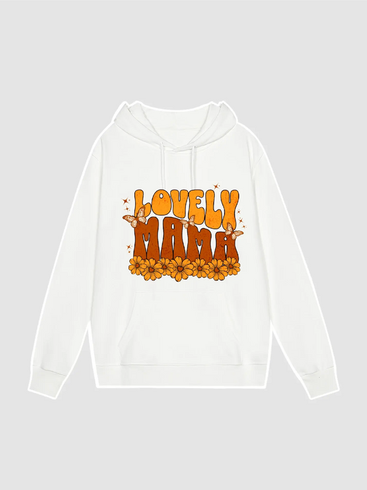 Lovely MAMA Floral Hoodie