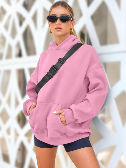 Womens Oversized Sweatshirts Fleece Hoodies Long Sleeve Shirts